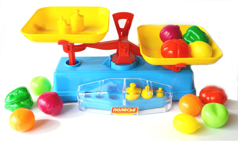 Игрушечные весы. Весы детские. Весы для игры в магазин
