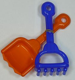 Игрушка для песка лопатка и грабельки.