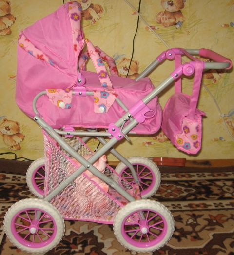 Коляска для кукол трансформер. Коляски для кукол интернет магазин "Родные игрушки".