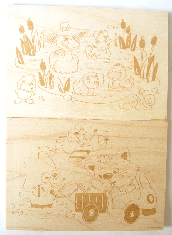 Набор досок для выжигания. Доски для выжигания с рисунком