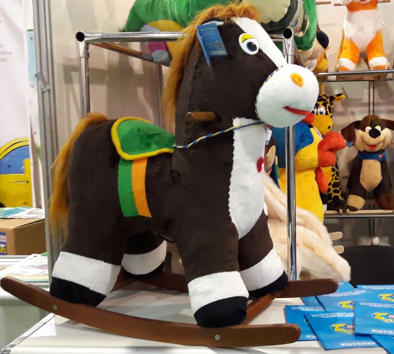 Лошадка качалка со звуком