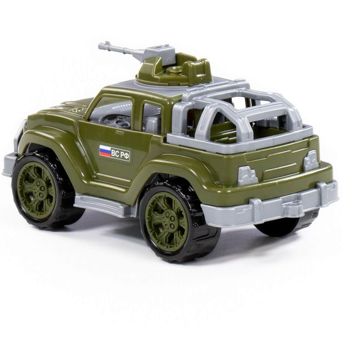 Игрушечный военный джип "Легионер-мини" с 1-м пулемётом Игрушечный военный джип "Легионер-мини" с 1-м пулемётом