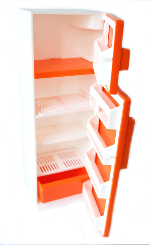 Набор кукольной мебели Кухня с игрушечным холодильником