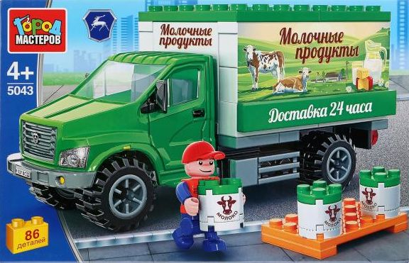 Конструктор "Город мастеров" Спецтехника Газон Next Кунг 86 дет.