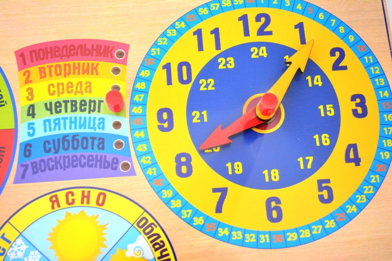 Детский календарь природы. Календарь природы с часами