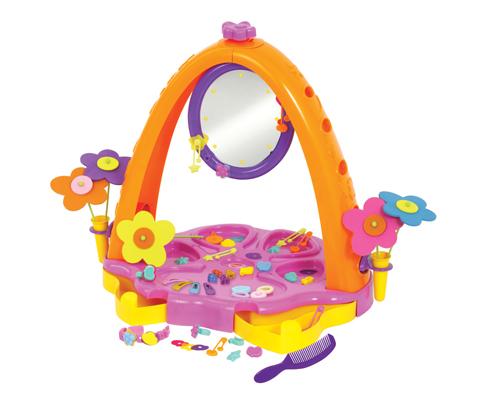 Детский туалетный столик для девочек с зеркалом.