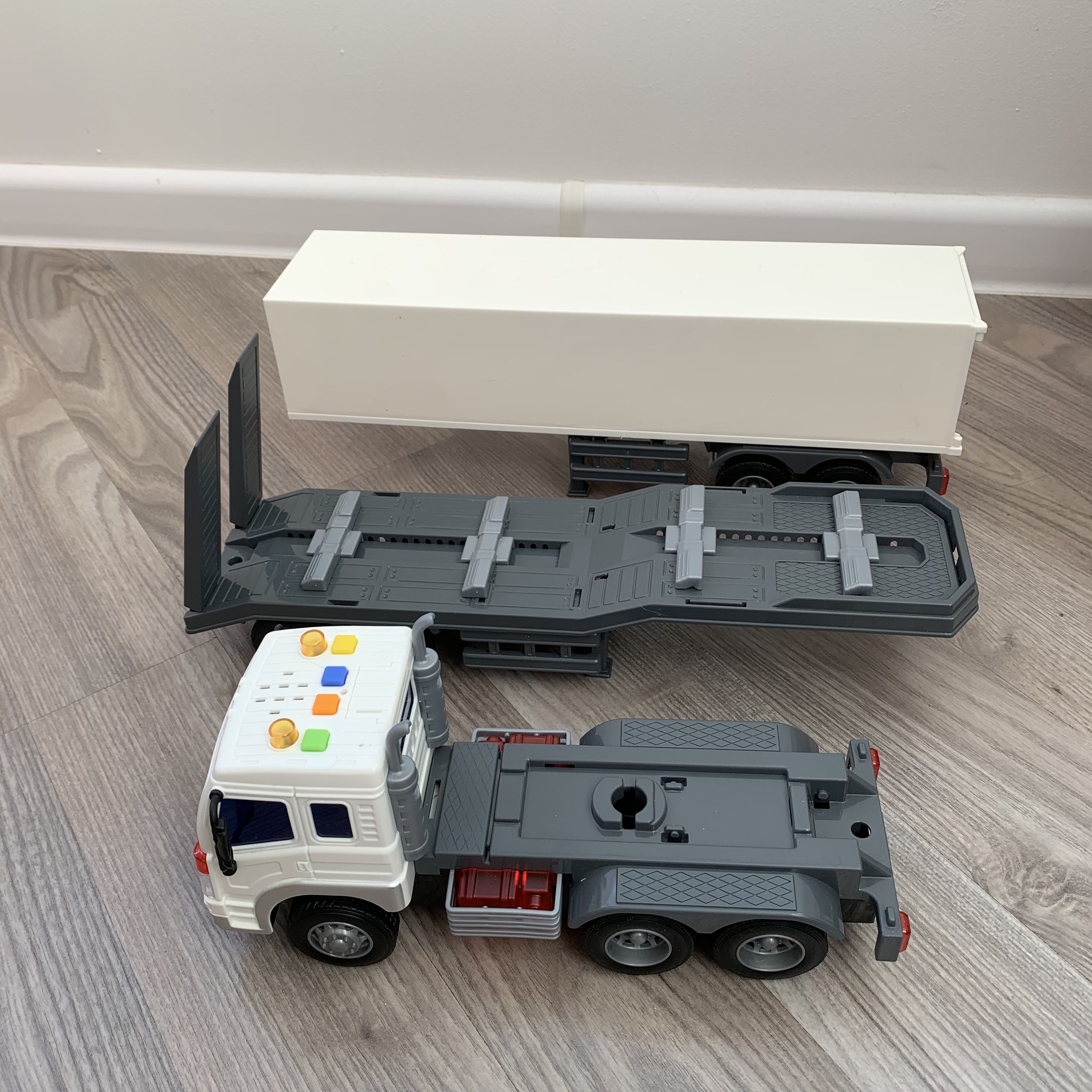 Машинка фура 47 см + платформа автовоза