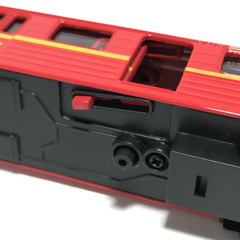 Игрушечный поезд метро красный 