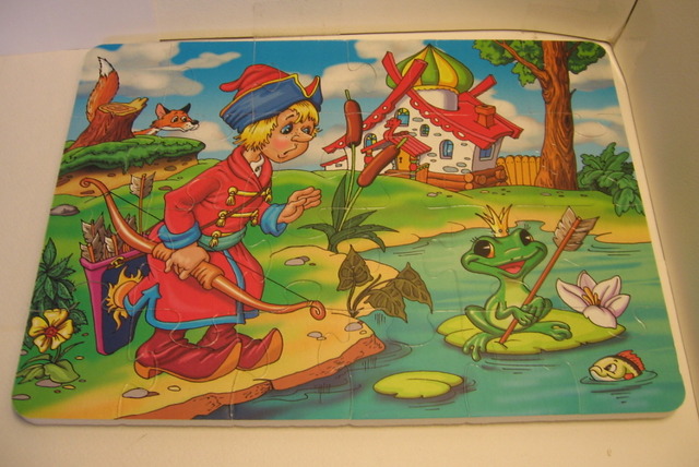 Мягкие пазлы Царевна лягушка