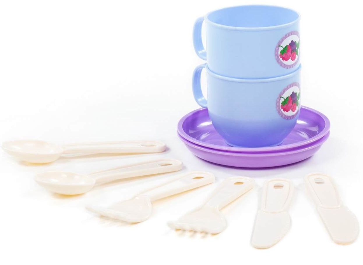 Набор посуды чаепитие на 2 персоны сиреневый