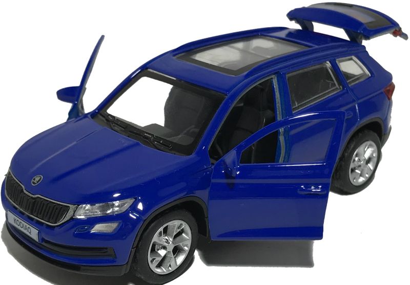 Игрушечная машинка Skoda Kodiaq синяя