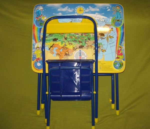 Складная стол-парта с пеналом Умничка Познаем мир Арт. КПУ3