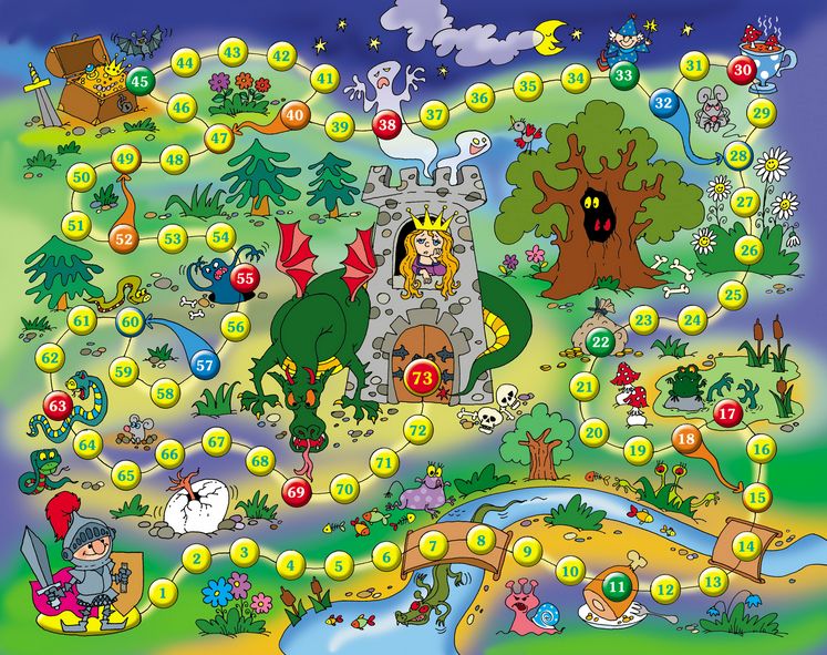 Настольная игра ходилка Храброе сердце