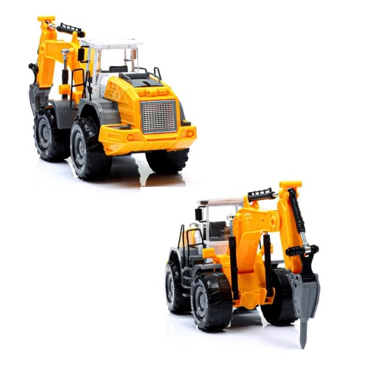 Игрушечный детский трактор с отбойным молотком - 38 см