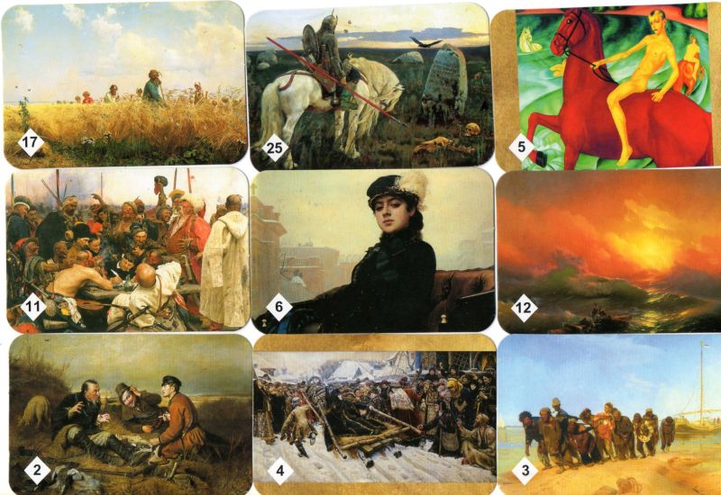 Игра МЕМО картины русских художников
