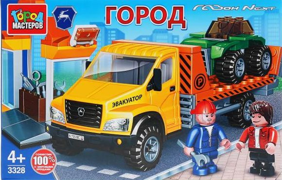 Конструктор "Город мастеров" Эвакуатор Газель Next 141 дет.