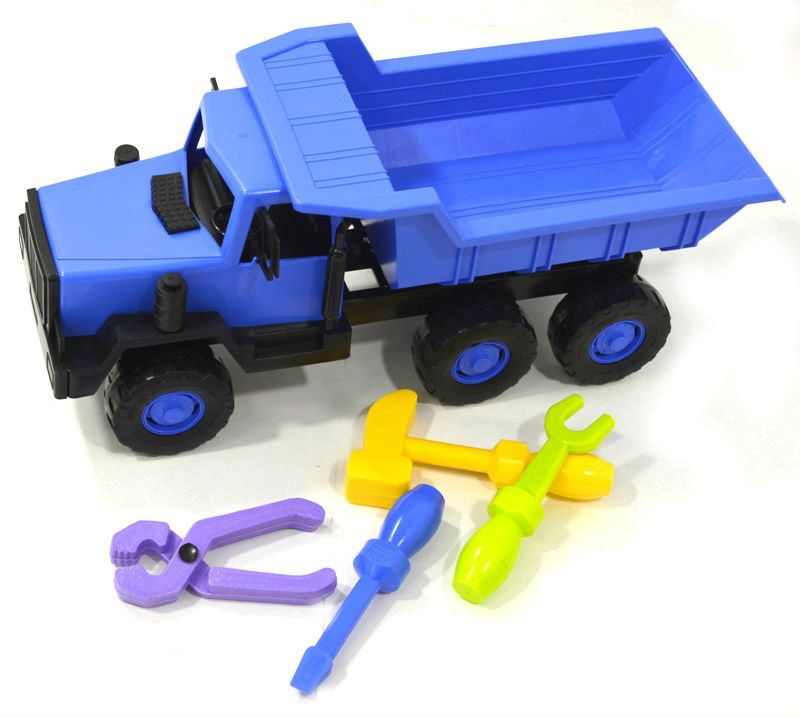 Детский самосвал Полярный. Самосвал с инструментами