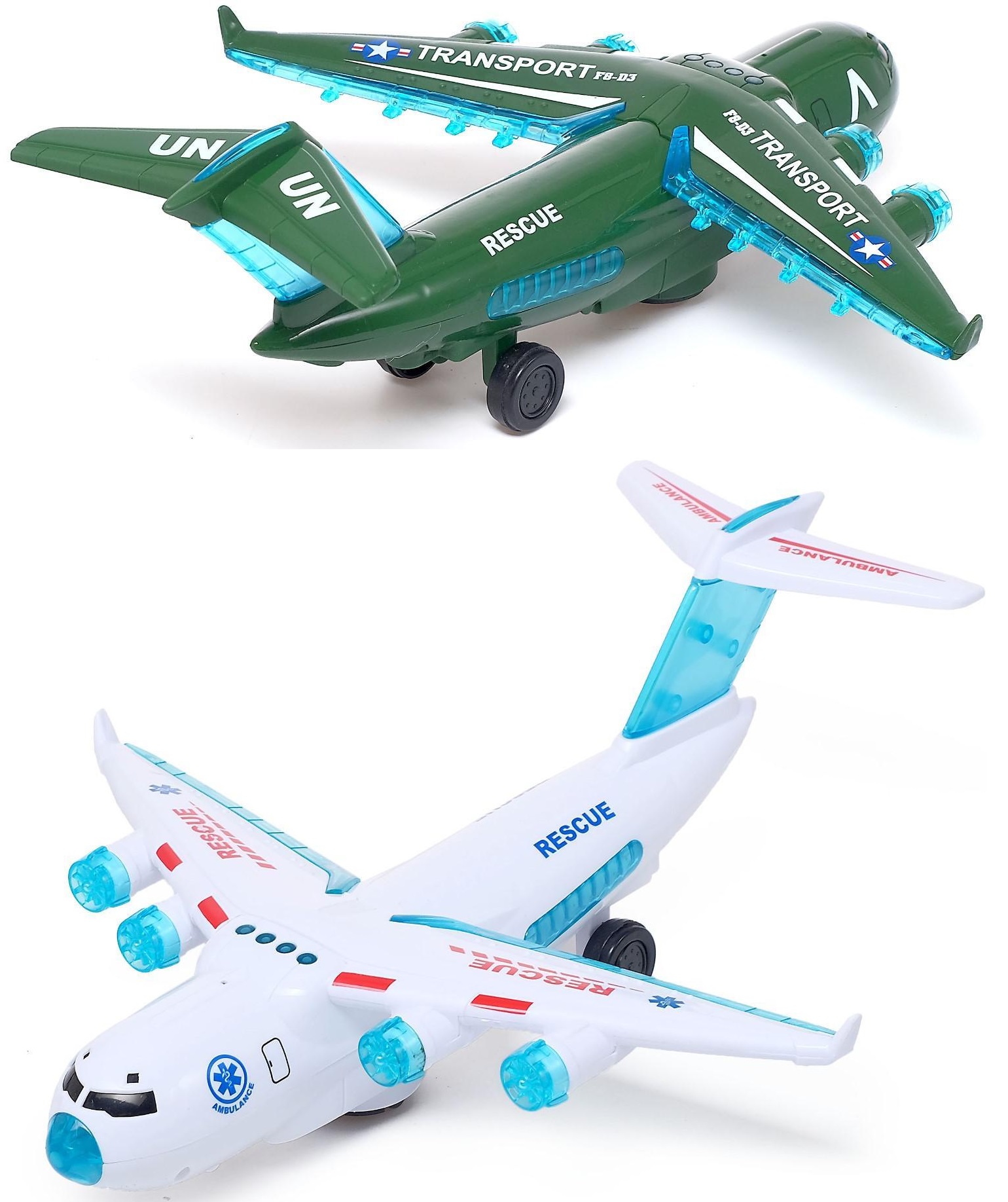 Игрушечный самолёт со светом - 28 см Игрушечный самолёт со светом - 28 см