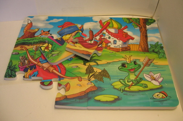 Мягкие пазлы Царевна лягушка