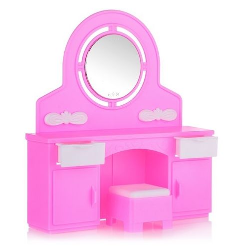 Кукольное трюмо с пуфом Кукольное трюмо с пуфом