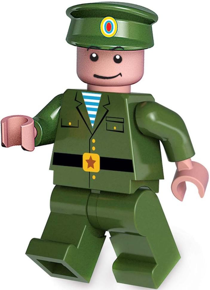 Игрушечный конструктор "Город мастеров" армия армия Камаз с фигурками 113 дет.