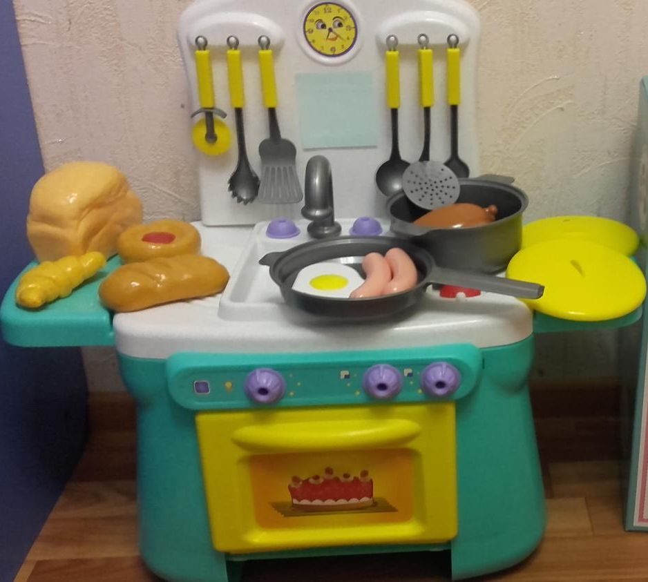 Детский игровой набор кухня с продуктами Детский игровой набор кухня с продуктами
