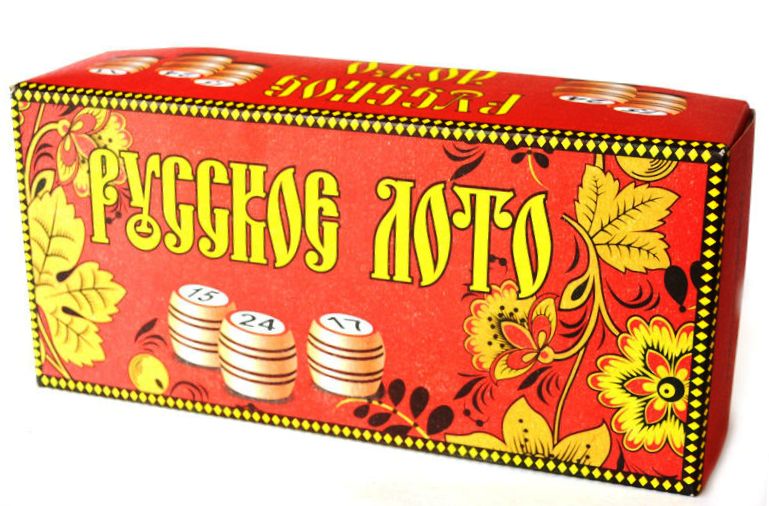 Настольное Русское лото бочонки купить