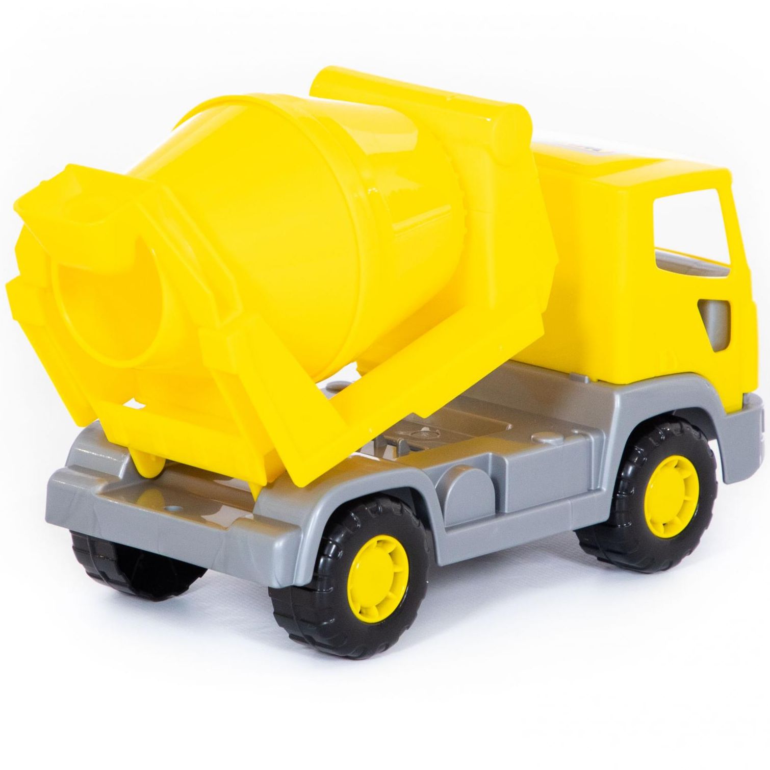 Игрушечный автомобиль-бетоновоз "Агат" желтый
