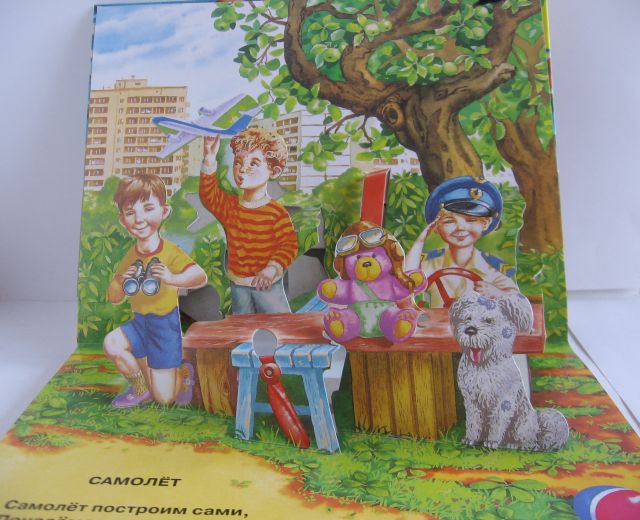 Книги с объемными картинками.