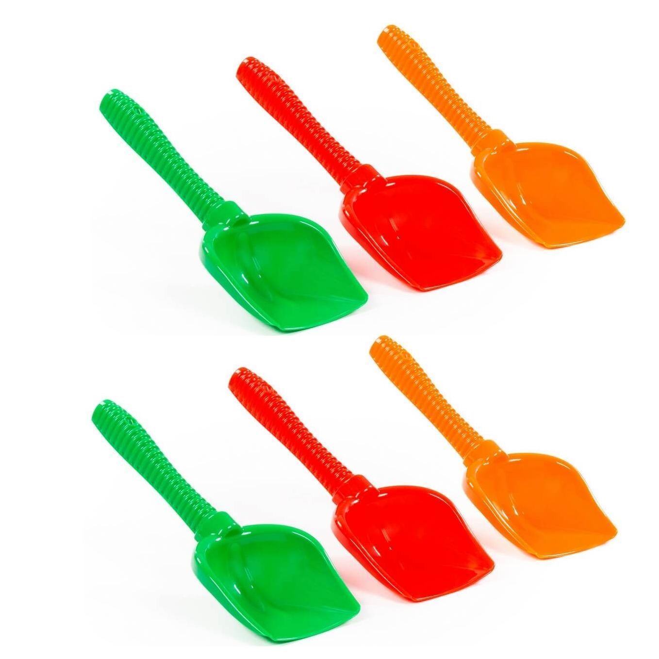 Набор - 6 шт. детский совок N6 Полесье - 27 см