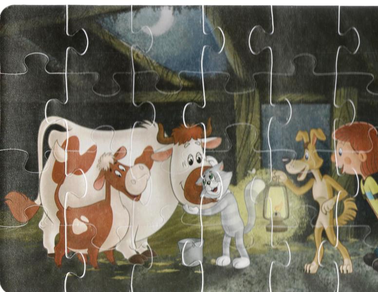 Мягкие пазлы для детей из мультиков Простоквашино.