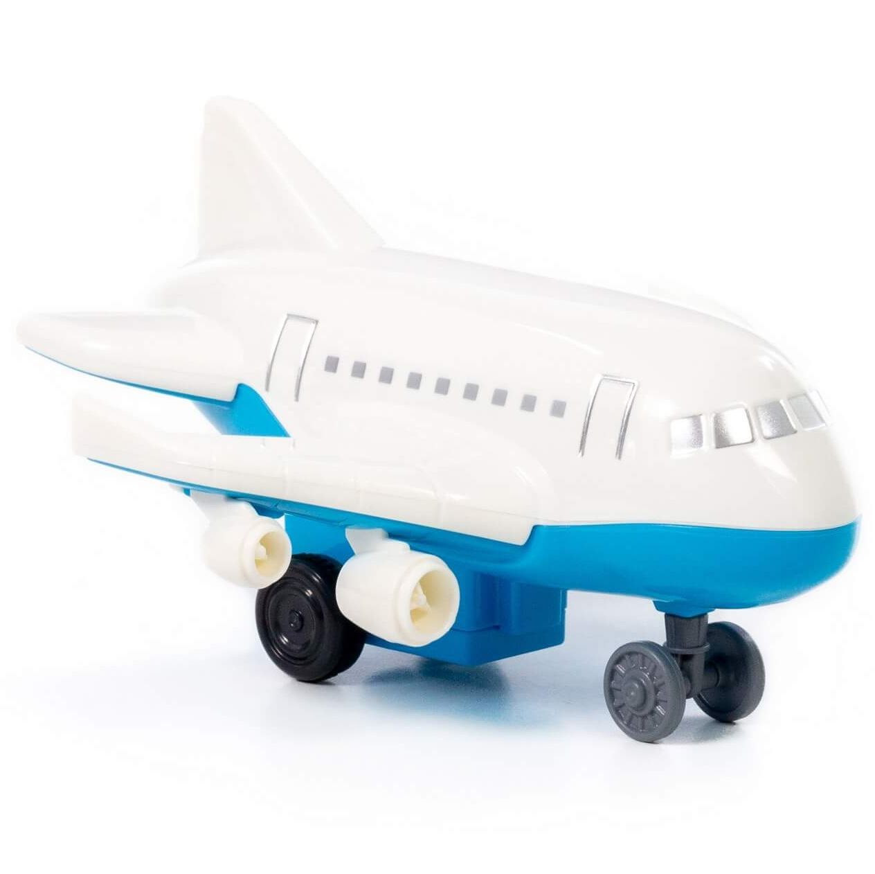 Игрушка пассажирский самолет - 15,8 см динамо-инерционный моторчик  Полесье