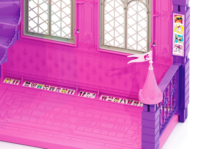 Домик для Барби с винтовой лестницей Домик для Барби с винтовой лестницей