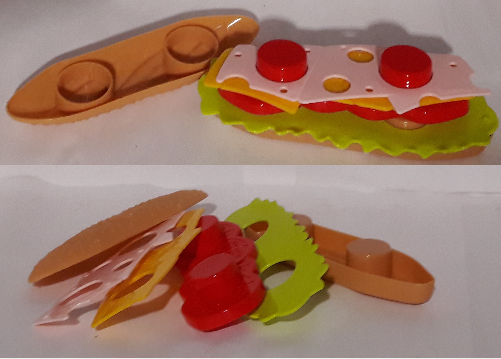 Набор "Бургер" из пластмассы