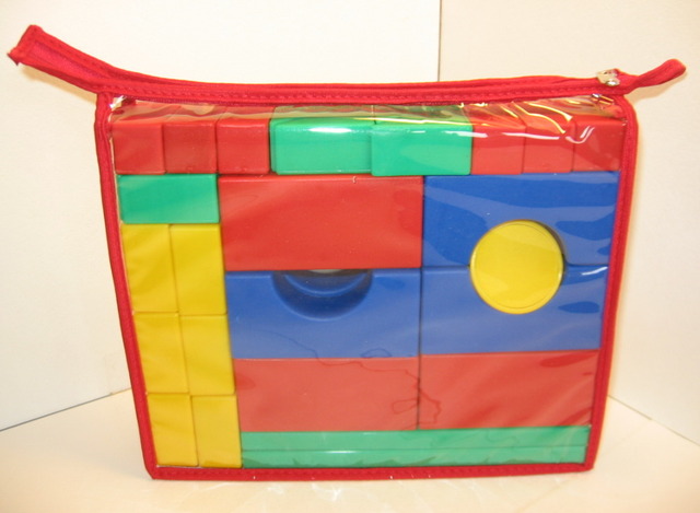 Набор геометрических мини фигур из пластмассы Теремок №2