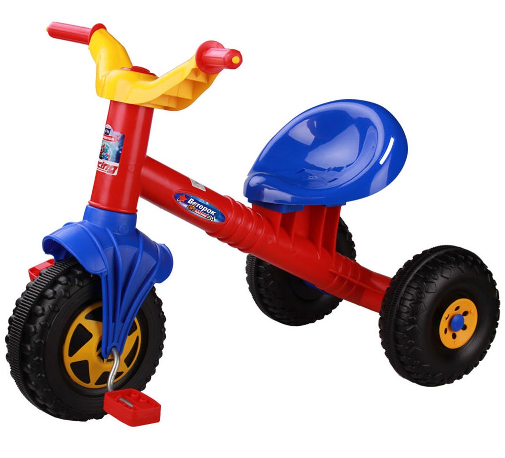 Трехколесный велосипед Малыш Ветерок красный