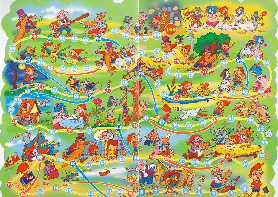 Настольная игра Ходилка Буратино Чиполлино Арт. 00044