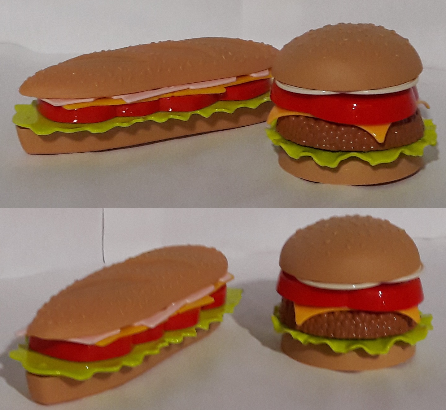Набор "Бургер" из пластмассы