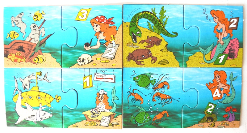 Методика обучения счету. Считалочка с Русалочкой