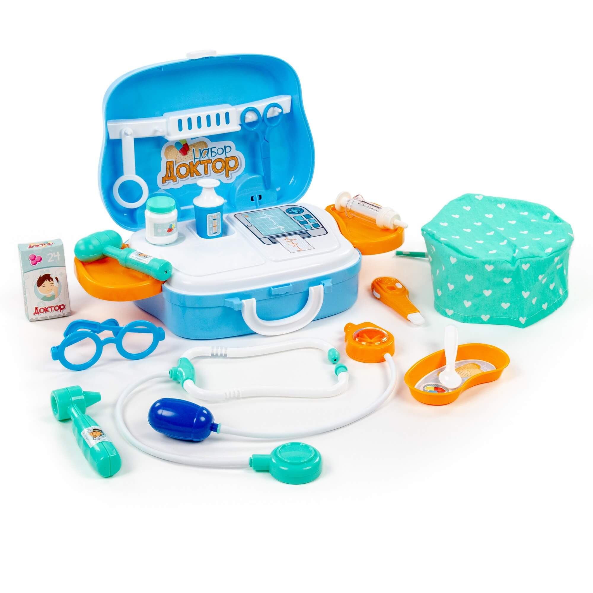 Детский набор доктора №17 18 эл. в чемоданчике