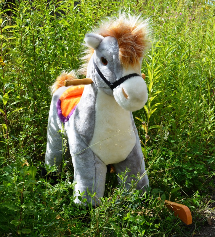 Лошадка качалка мягкая