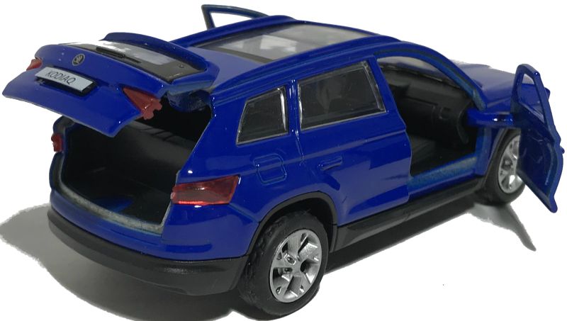 Игрушечная машинка Skoda Kodiaq синяя