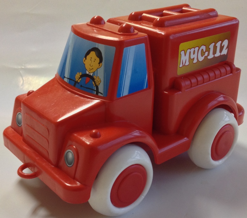 Машинка водовоз с резиновыми колесами