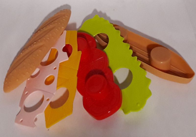 Набор "Бургер" из пластмассы