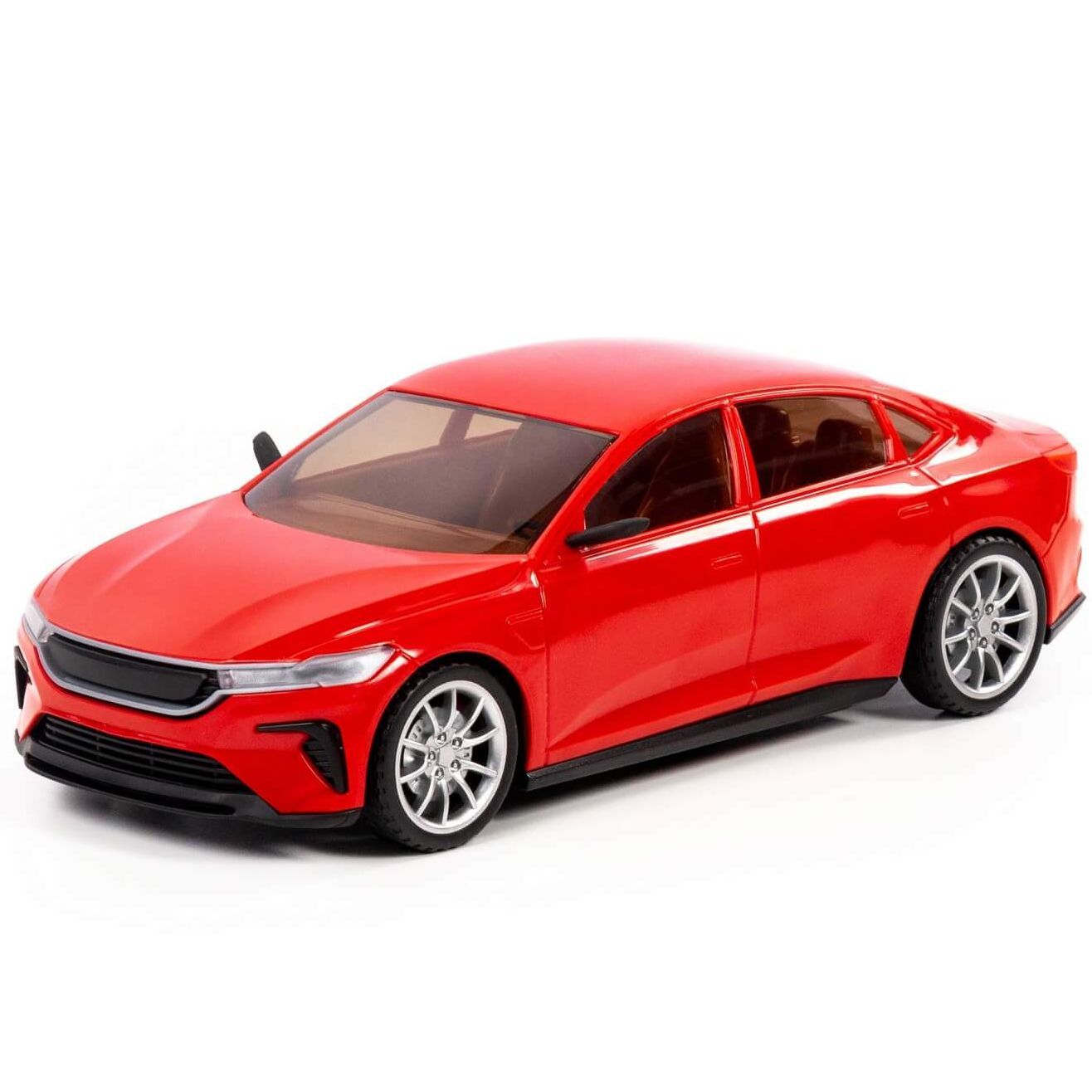 Игрушечный инерционный легковой автомобиль Полесье седан Элит-Платинум - 27,5 см красный Игрушечный инерционный легковой автомобиль Полесье седан Элит-Платинум - 27,5 см красный