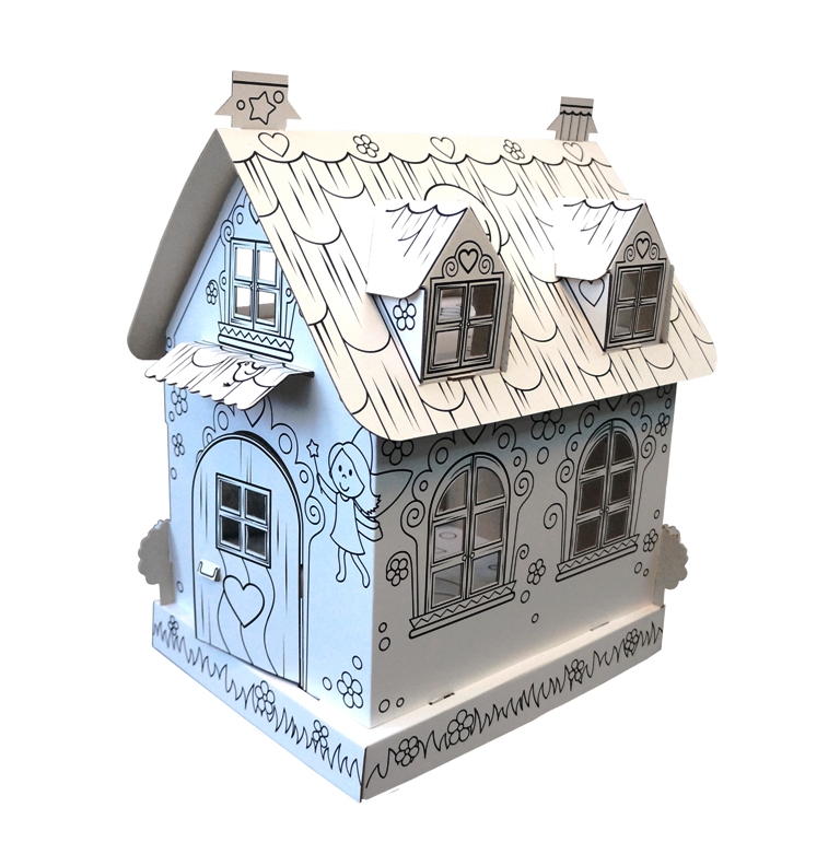 Кукольный домик Феи из картона