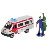 Игрушечный набор машинка и фигурка в яйце Скорая помощь