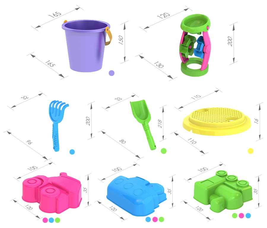 Песочный набор. Песочная мельница. Песочный набор. Песочная мельница.