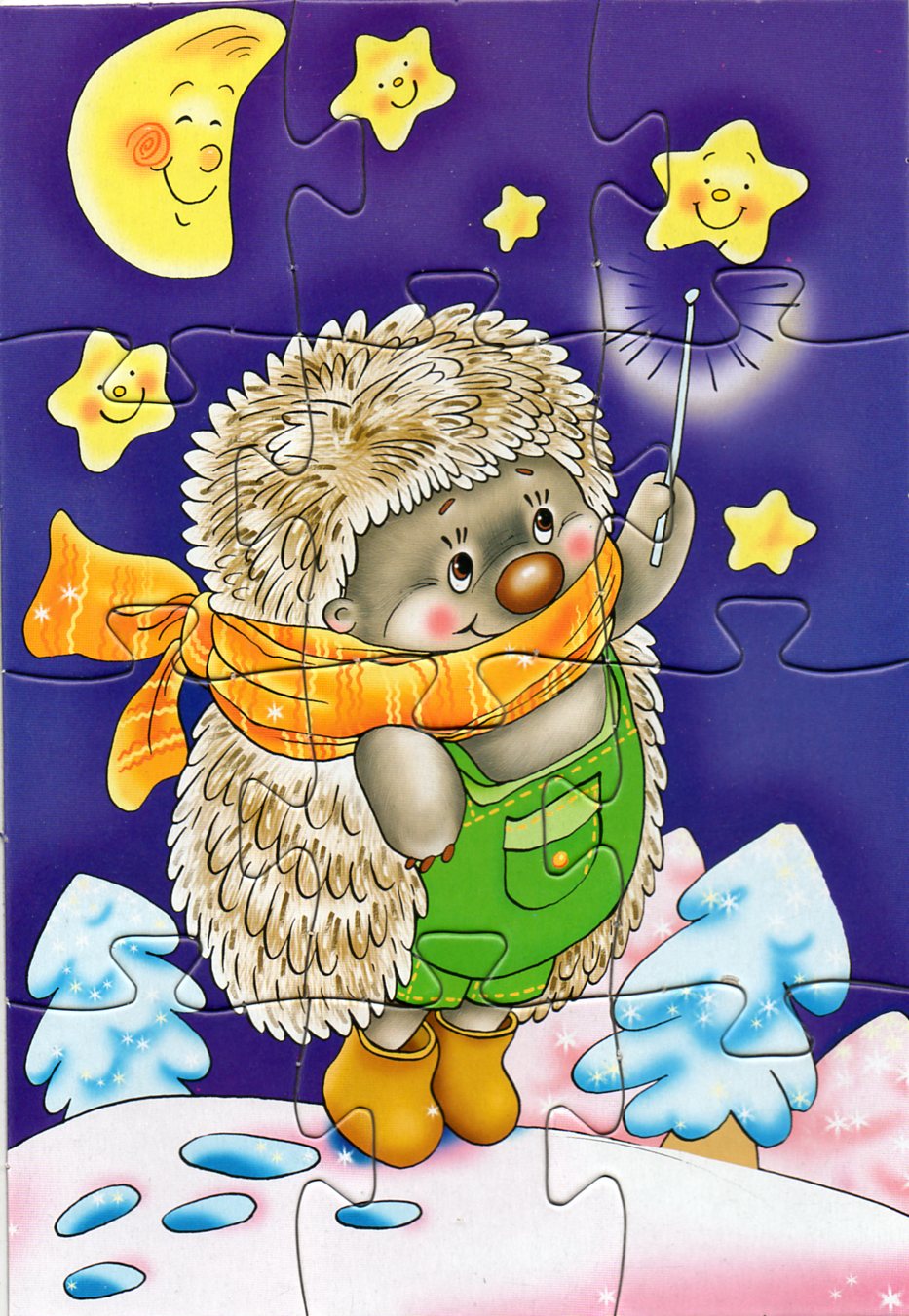 Пазлы Зверята