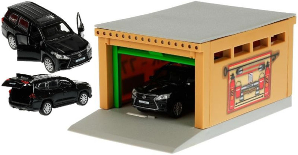 Гараж №3 ГСК-77 с машинкой Lexus LX570